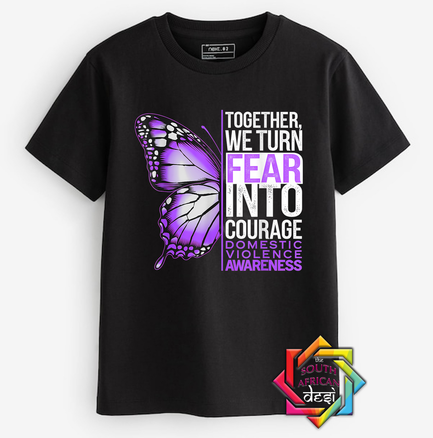 TOGETHER WE TURN FEAR INTO COURAGE | T-SHIRT/HOODIE/SWEATER | SUPPORT GBV