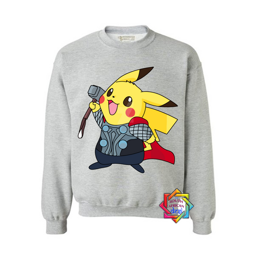 PIKACHU X THOR INSPIRED HOODIE/SWEATER | UNISEX