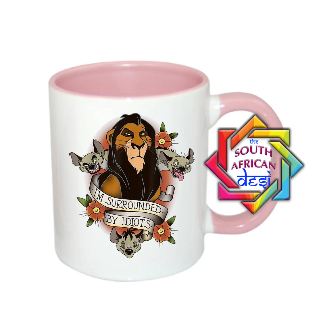 I'M SURROUNDED BY IDIOTS MUG