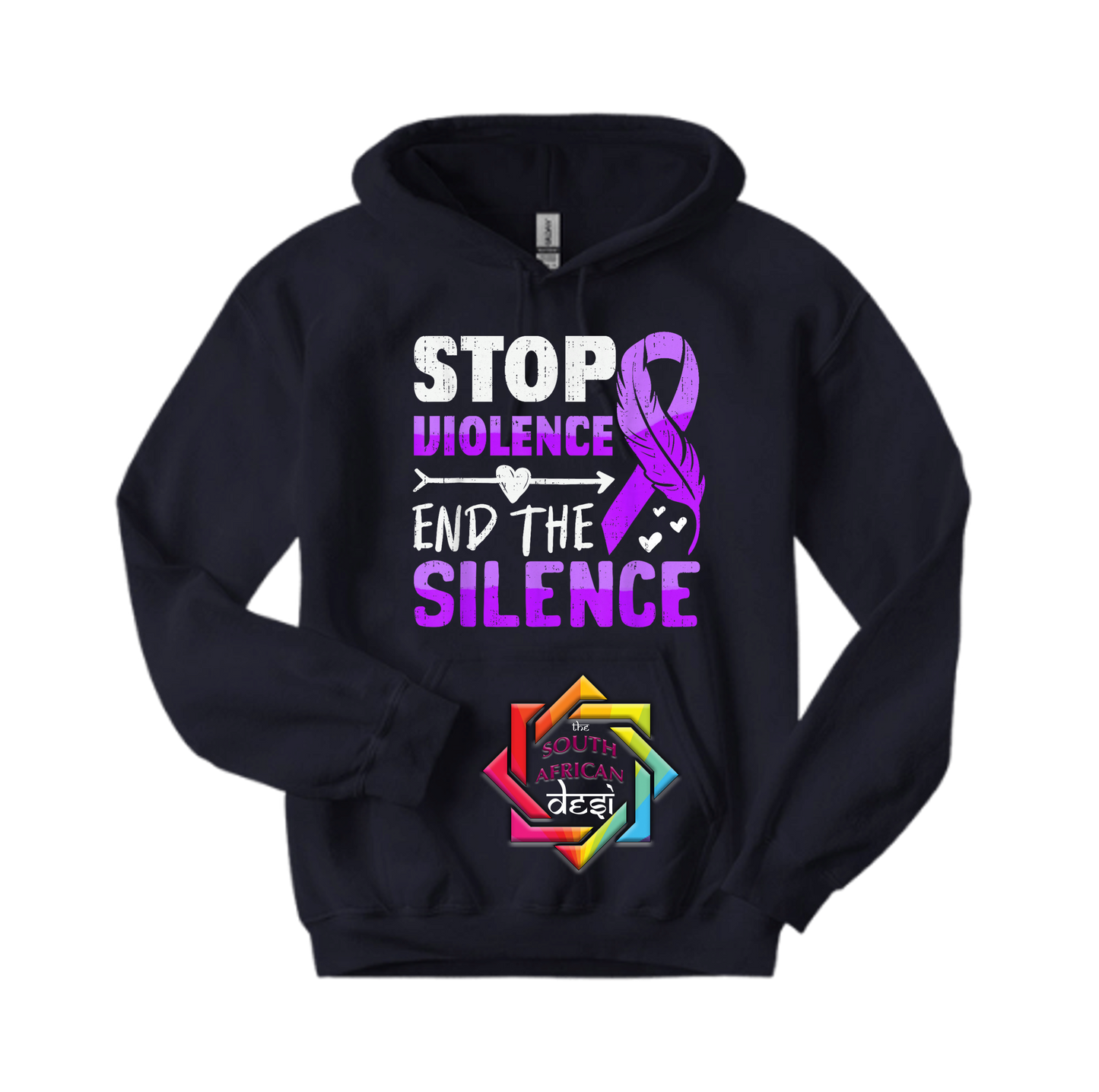STOP THE VIOLENCE END THE SILENCE | T-SHIRT/HOODIE/SWEATER | SUPPORT GBV