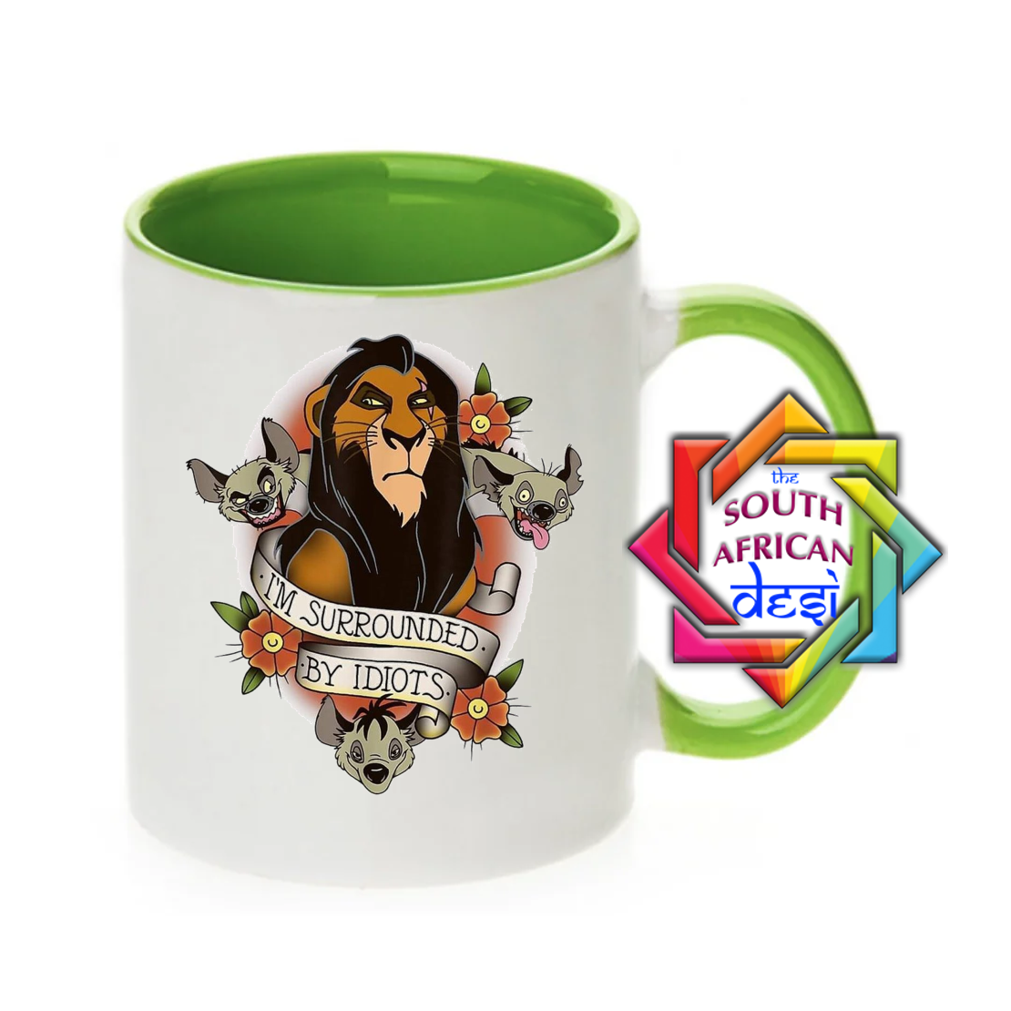 I'M SURROUNDED BY IDIOTS MUG