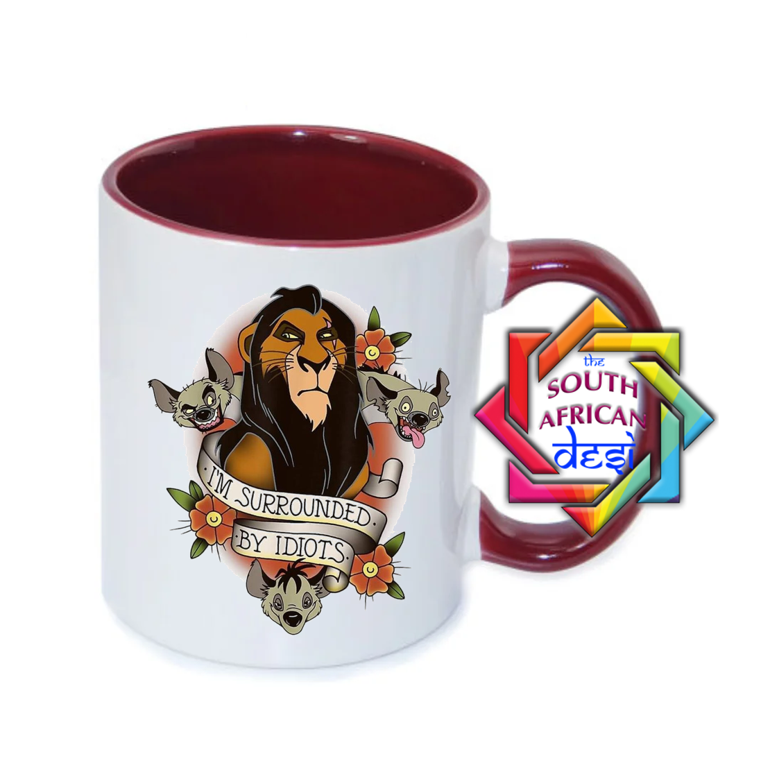 I'M SURROUNDED BY IDIOTS MUG