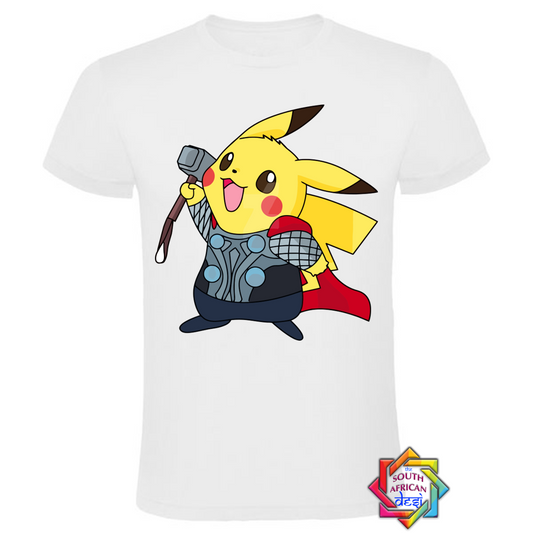 PIKACHU X THOR INSPIRED T SHIRT