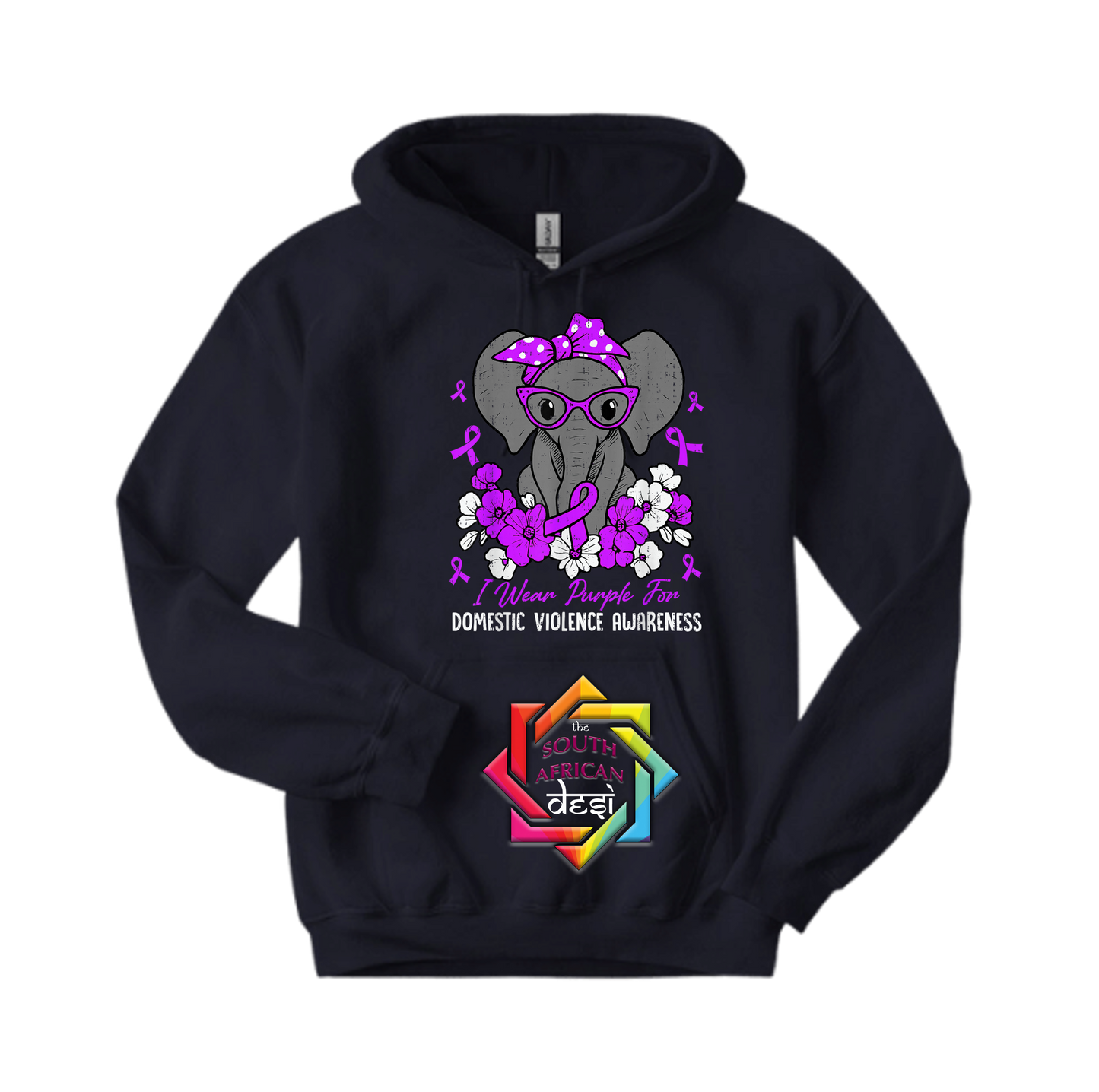 I WEAR PURPLE FOR DOMESTIC VIOLENCE AWARENESS | T-SHIRT/HOODIE/SWEATER | SUPPORT GBV