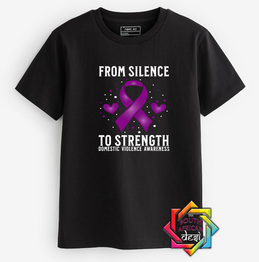 FROM SILENCE TO STRENGTH | T-SHIRT/HOODIE/SWEATER | SUPPORT GBV