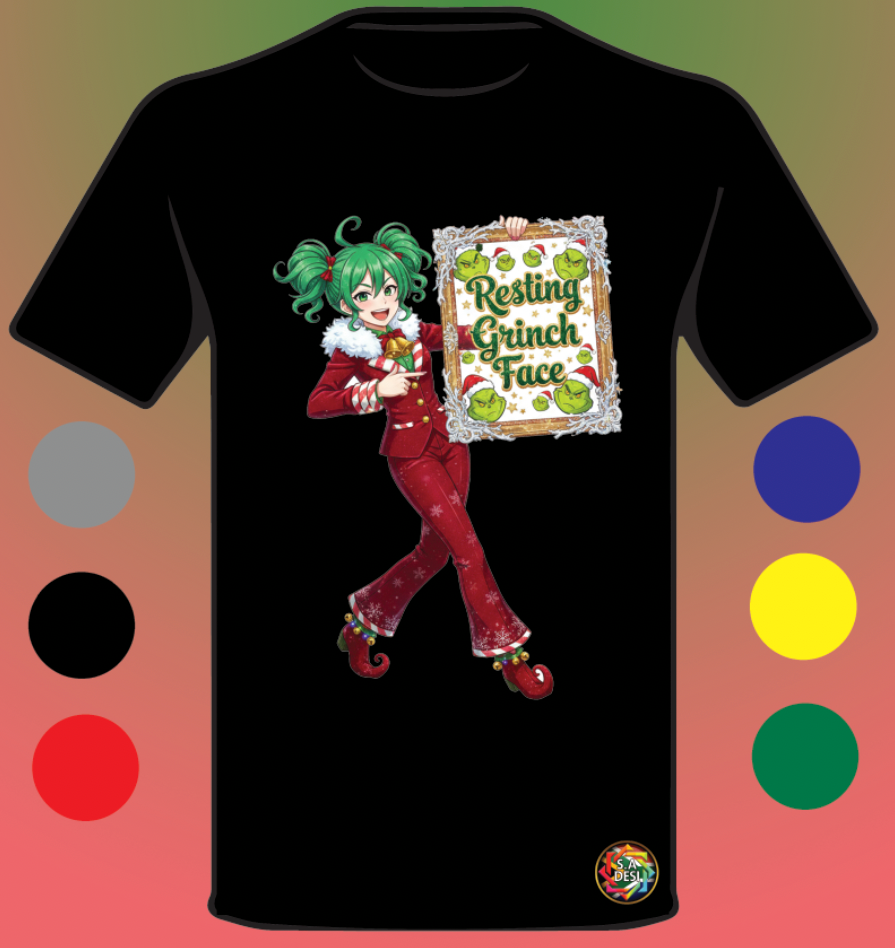 XMAS 2025 • RESTING GRINCH FACE 1