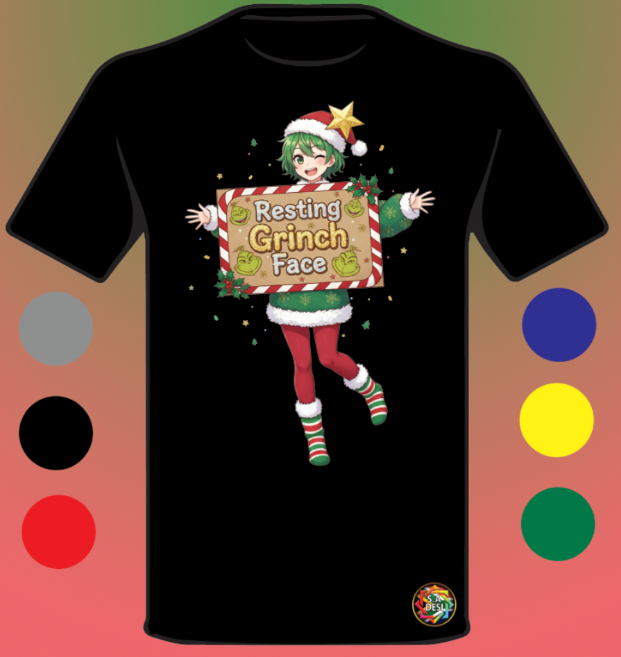 XMAS 2025 • RESTING GRINCH FACE 2