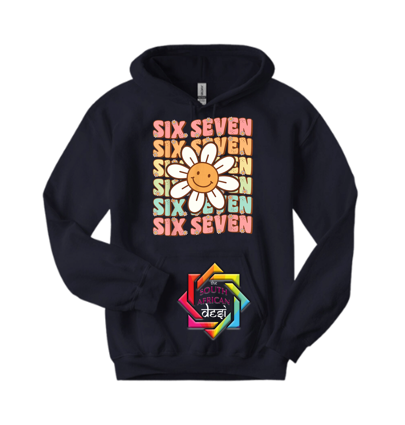 6•7 The Vibe is Real! SIX SEVEN FLOWER HOODIE