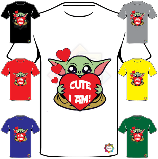 THE MANDALORIAN INSPIRED T-SHIRT 12 CUTE I AM YODA