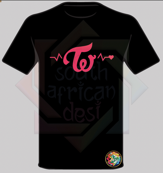 K-POP TWICE GROUP  INSPIRED | T-SHIRT/HOODIE/SWEATER LOGO HEARTBEAT