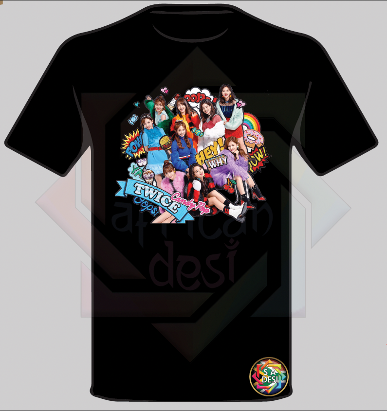 K-POP TWICE GROUP  INSPIRED | T-SHIRT/HOODIE/SWEATER GROUP ANIME