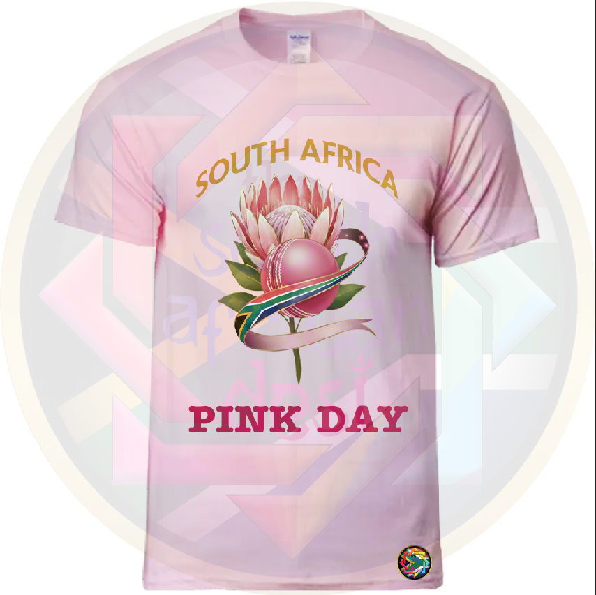 TEAM SOUTH AFRICA PINK DAY SUPPORTER'S T-SHIRT 2