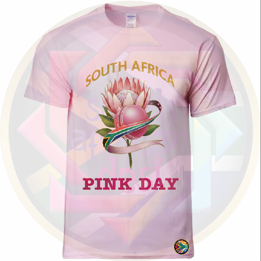TEAM SOUTH AFRICA PINK DAY SUPPORTER'S T-SHIRT 2