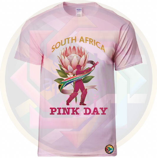 TEAM SOUTH AFRICA PINK DAY SUPPORTER'S T-SHIRT 1
