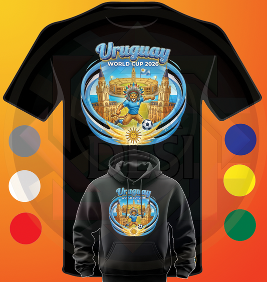 WORLD CUP SOCCER TEAMS INSPIRED URUGUAY