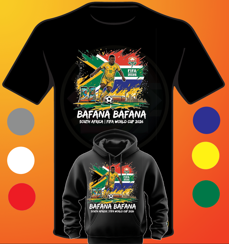 WORLD CUP SOCCER TEAMS INSPIRED SOUTH AFRICA BAFANA BAFANA 2