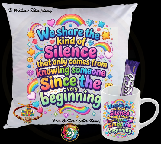 RAKSHA BANDHAN 2026 • WE SHARE THE KIND OF SILENCE GIFT BOX