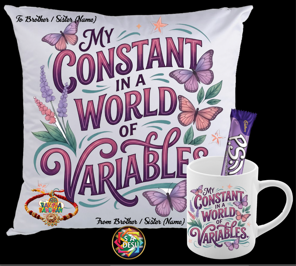 RAKSHA BANDHAN 2026 • MY CONSTANT IN A WORLD OF VARIABLES GIFT BOX