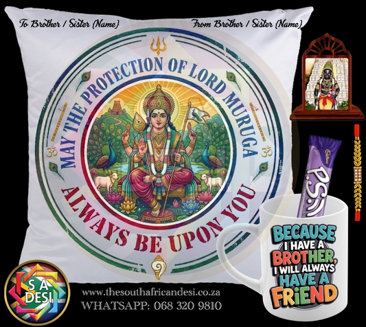 RAKSHA BANDHAN COMBO MURUGA CAR DASBOARD STAND