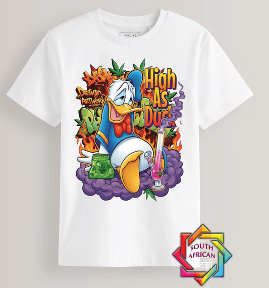 WEED SERIES • HIGH AS DUCK T-SHIRT/HOODIE/SWEATER