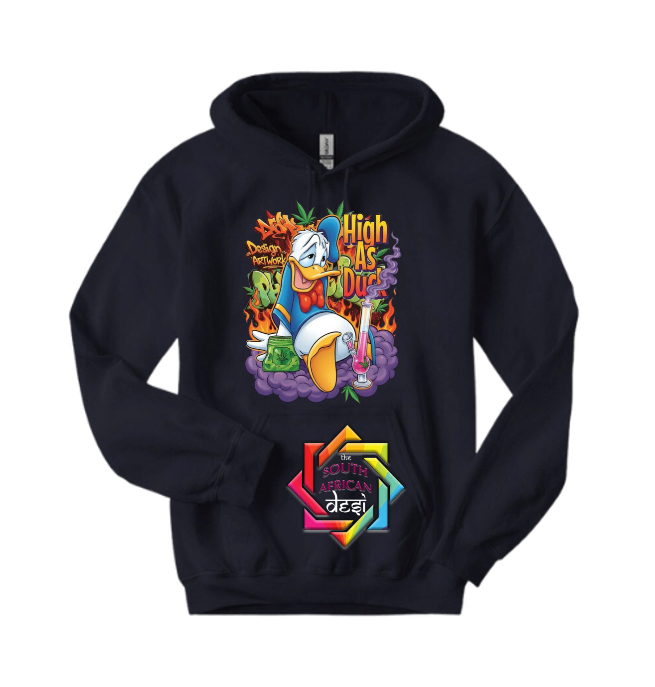 WEED SERIES • HIGH AS DUCK  T-SHIRT/HOODIE/SWEATER