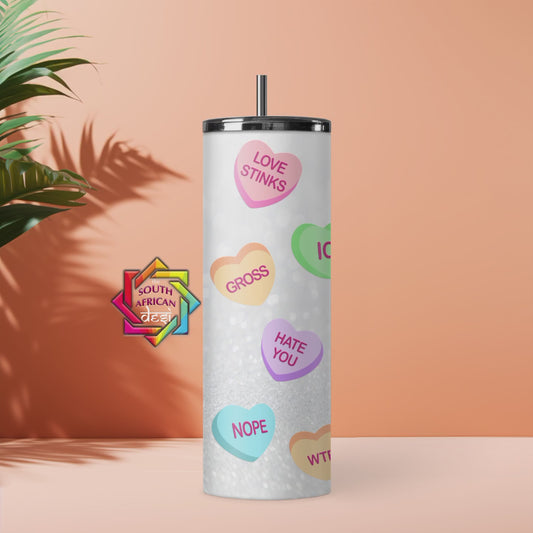 Single hearts | Anti Valentine's Gift Tumbler