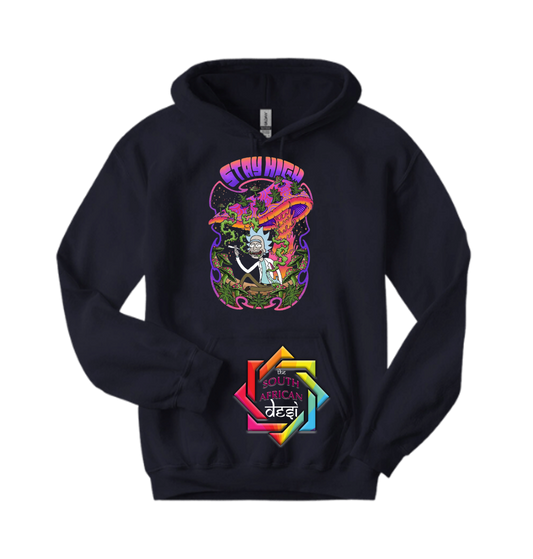 WEED SERIES • STAY HIGH RICK & MORTY T-SHIRT/HOODIE/SWEATER