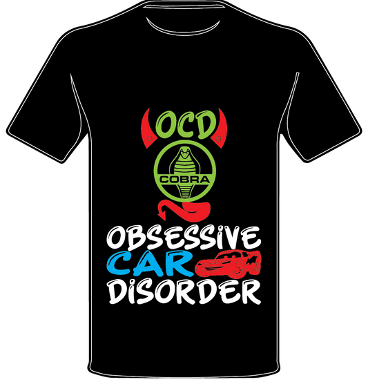 COBRA  INSPIRED OCD ENTHUSIAST T SHIRT