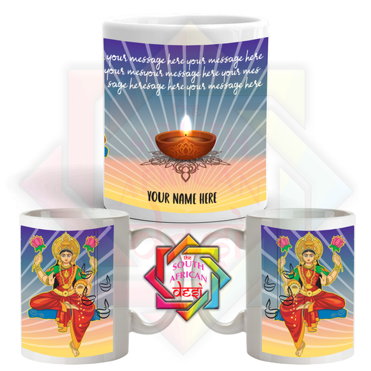 Ma Lakshmi Diwali Mug - Add Your Message