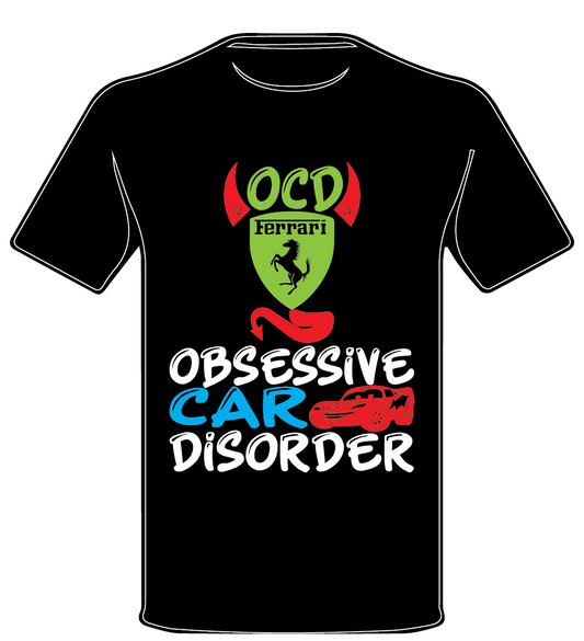 FERRARI  INSPIRED OCD ENTHUSIAST T SHIRT
