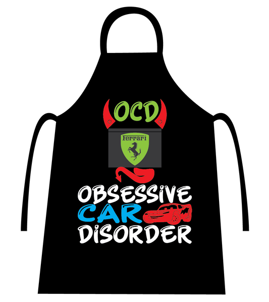 FERRARI INSPIRED OCD ENTHUSIAST APRON