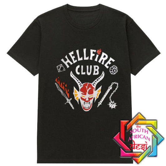 HELLFIRE CLUB STRANGER THINGS T SHIRT