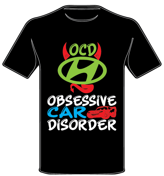 HYUNDAI INSPIRED OCD ENTHUSIAST T SHIRT