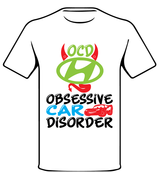 HYUNDAI INSPIRED OCD ENTHUSIAST T SHIRT