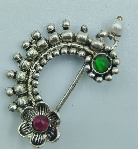 SILVER NOSE RING