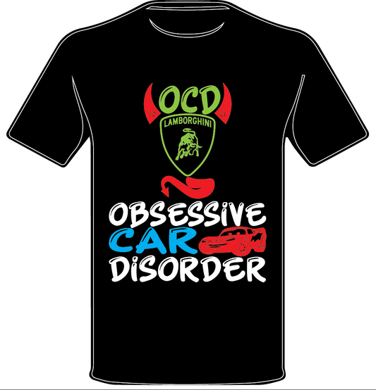 LAMBORGHINI INSPIRED OCD ENTHUSIAST T SHIRT