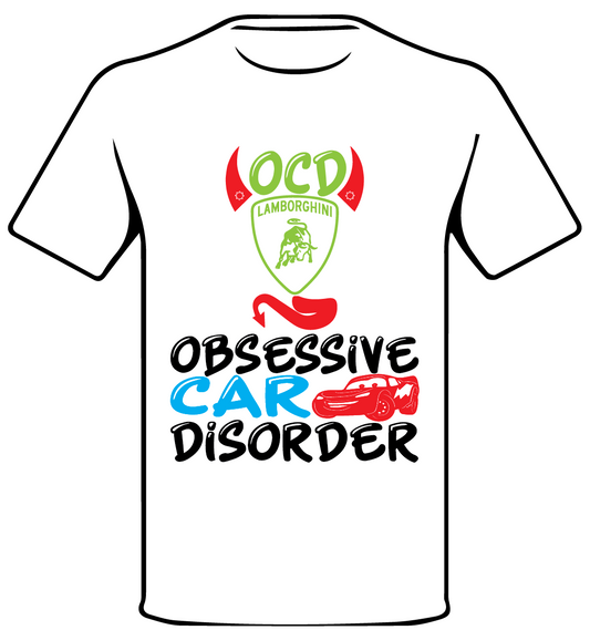LAMBORGHINI INSPIRED OCD ENTHUSIAST T SHIRT