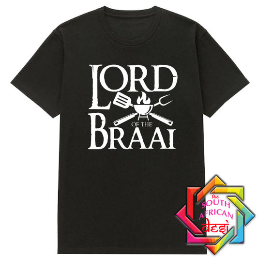 LORD OF THE BRAAI T SHIRT / FATHERS DAY