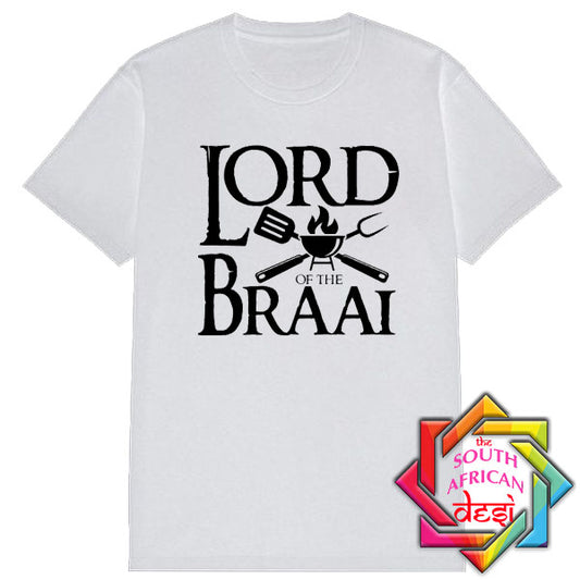 LORD OF THE BRAAI T SHIRT / FATHERS DAY