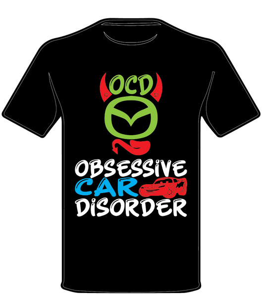 MAZDA INSPIRED OCD ENTHUSIAST T SHIRT