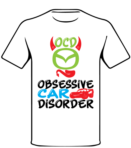 MAZDA  INSPIRED OCD ENTHUSIAST T SHIRT