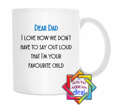 Dear Dad Mug | Fathers Day
