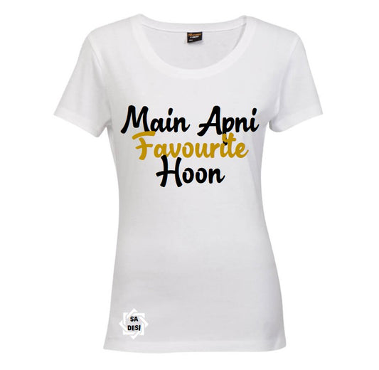 MAIN APNI FAVOURITE HOON T SHIRT