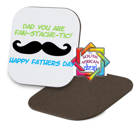 Dad you are fan-stache-tic Coasters | Fathers Day