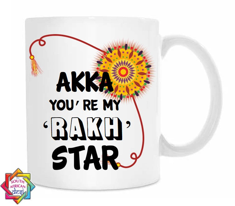 Akka You're My Rakh Star Mug | Raksha Bandhan Gift – The South African Desi