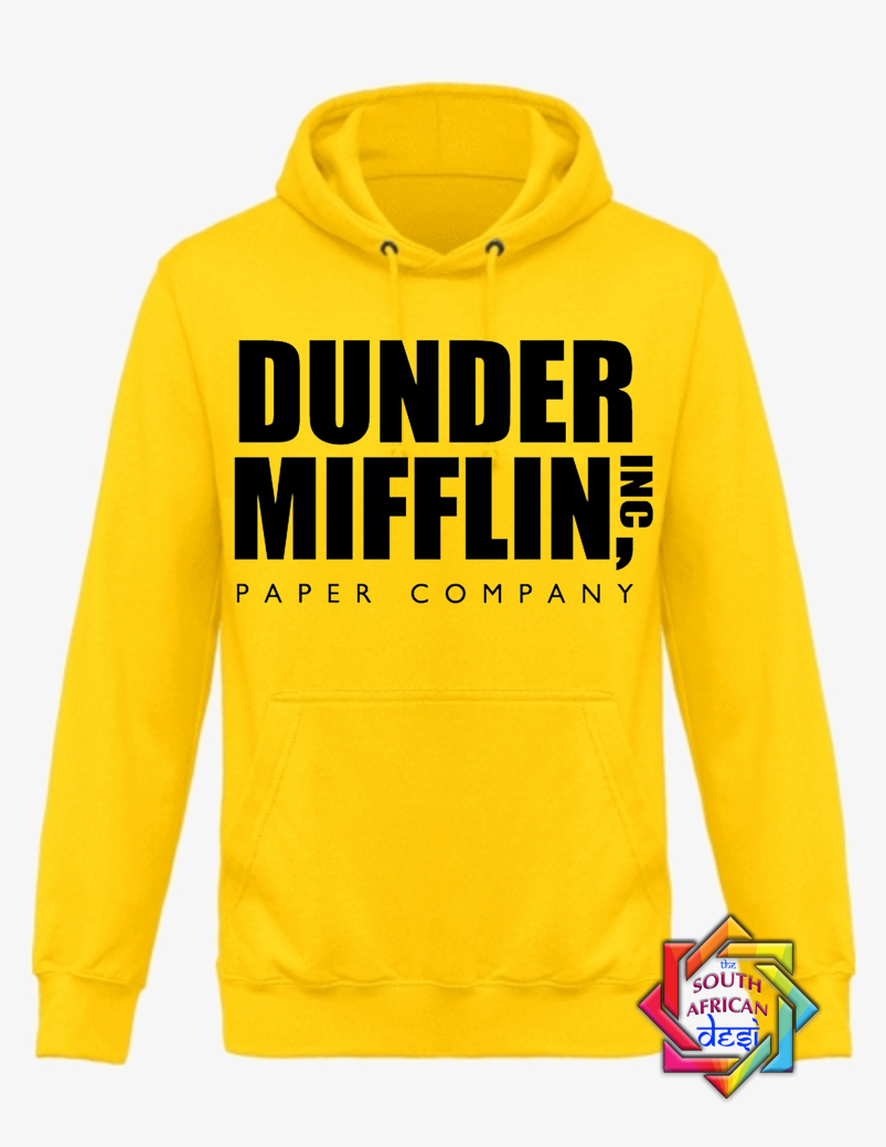 Yellow dunder mifflin hoodie new arrivals