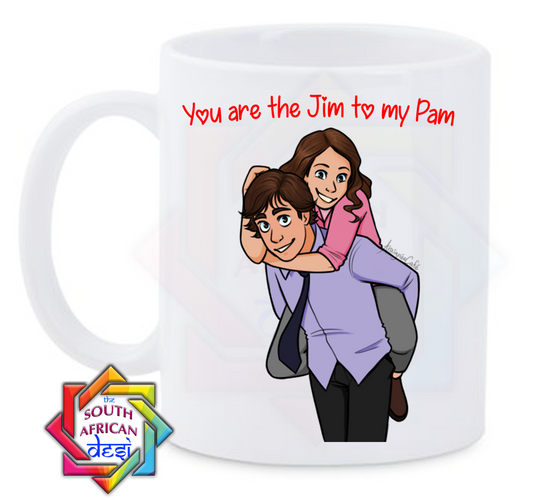 YOU ARE THE JIM TO MY PAM | THE OFFICE INSPIRED | VALENTINES DAY MUG