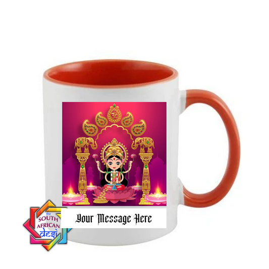 Diwali Maa Lakshmi Mug - Add Your Message