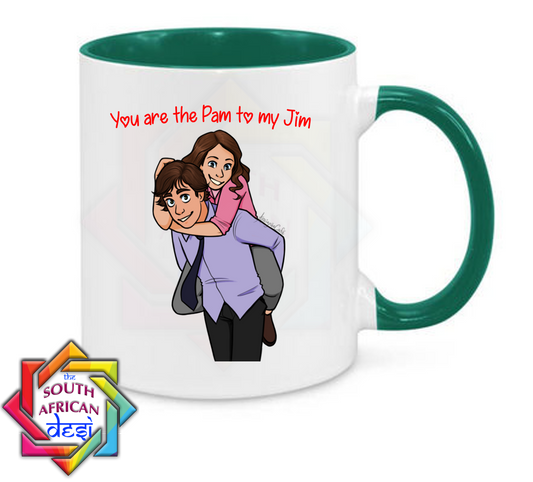 YOU ARE THE PAM TO MY JIM | THE OFFICE INSPIRED | VALENTINES DAY MUG