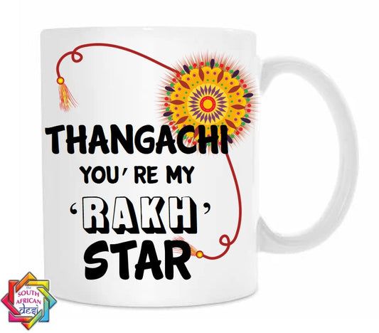Thangachi You're My Rakh Star Mug | Raksha Bandhan Gift